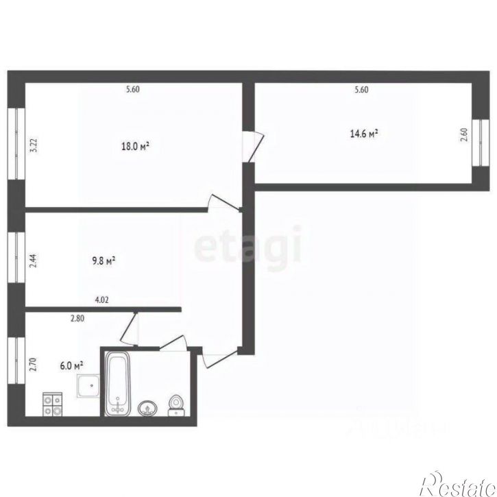 3-комн квартира улица Завойко, 63,  д. 63