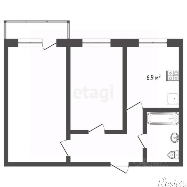 2-комн квартира ул Завойко, 42а,  д. 42а