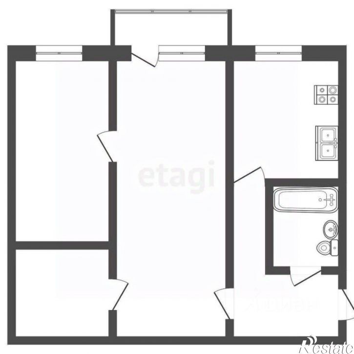 2-комн квартира ул Завойко, 11,  д. 11